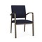 Lesro Newport Guest Chair Metal Frame, Bronze, OH Navy Upholstery NP1101 - alternate 1